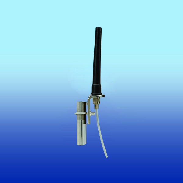 140mm (5”) masthead VHF antenna with 18m (59′) coax cable