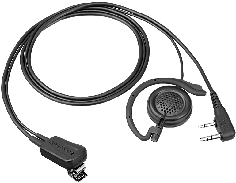Clip Microphone with "G" Earpiece and PTT (VOX ready)