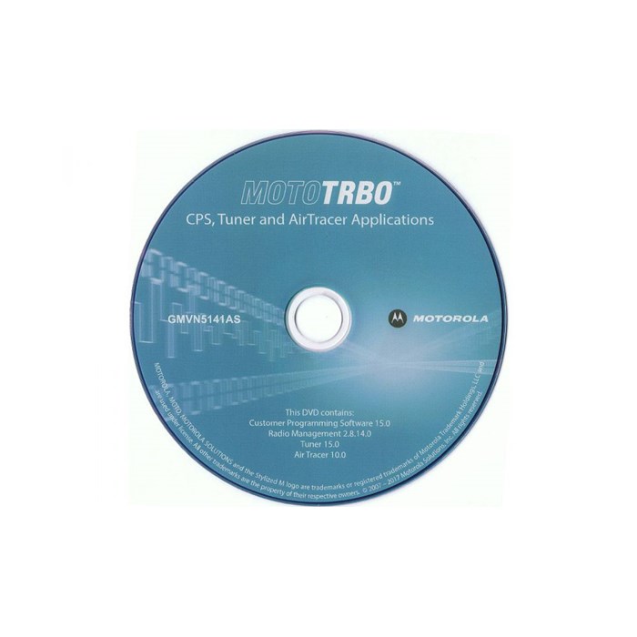 SOFTWARE,MOTOTRBO CPS-RM DVD