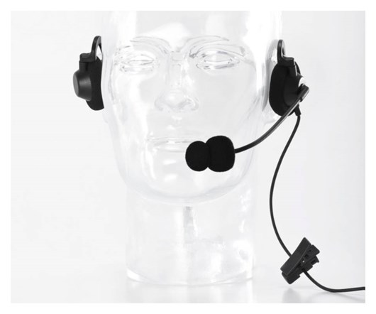 Industrial, dual-sided lightweight headset