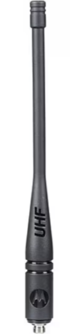 UHF/GPS Wideband Slim Whip Antenna 400-527 MHz, MX connector