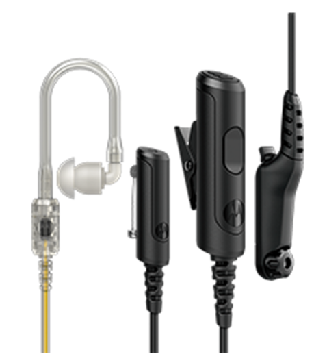 3-Wire Surveillance Kit with Loud Audio Translucent Tube, IMPRES