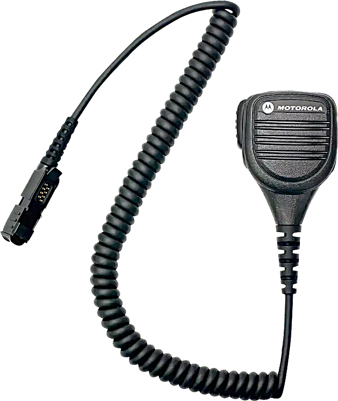 Small remote speaker microphone, 3.5 mm Jack,  Emergency button IP55
