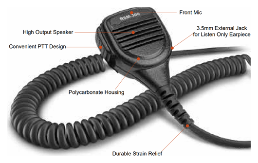 RSM-300 Remote Speaker Microphone
