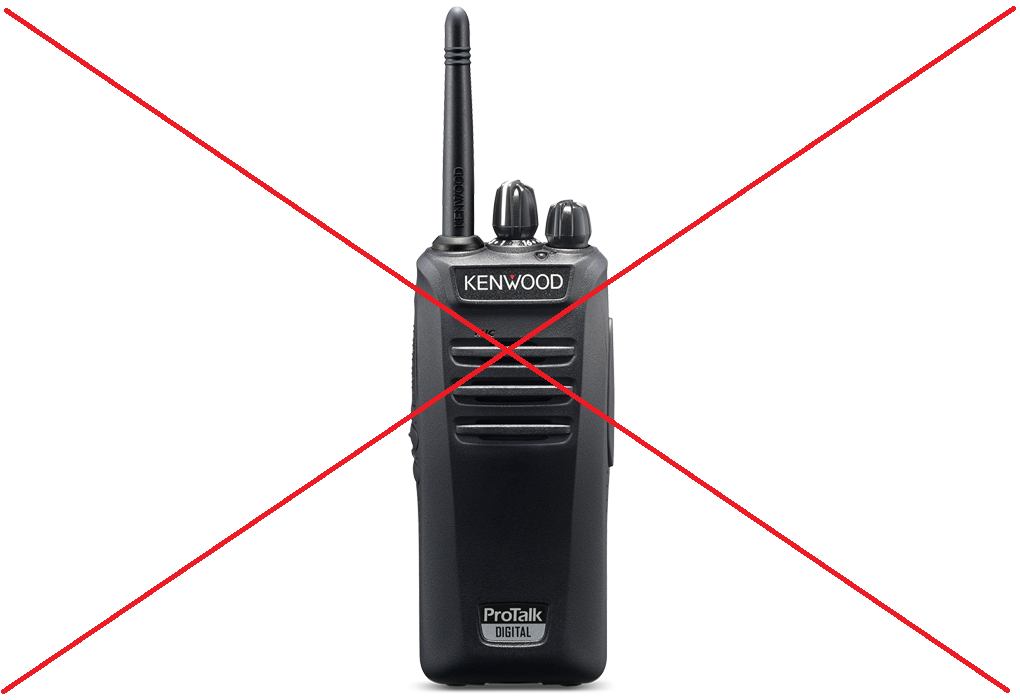 Kenwood TK-3401DE PMR446 Digital and FM Analogue Transceiver. Discontinued