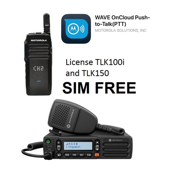 3 YR WAVE PTX RADIO SIM FREE SAFEGUARD SUBSCRIPTION - TLK100 (Subscription with LMR)
