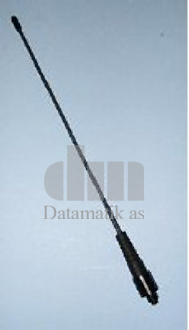 Antenne, lang, titan, 155 - 175 MHz, 440 mm